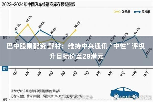 巴中股票配资 野村：维持中兴通讯“中性”评级 升目标价至28港元