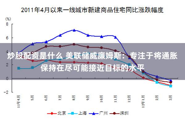 炒股配资是什么 美联储威廉姆斯：专注于将通胀保持在尽可能接近目标的水平