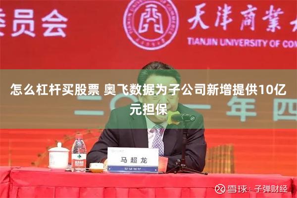 怎么杠杆买股票 奥飞数据为子公司新增提供10亿元担保