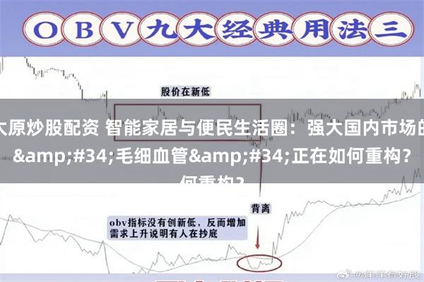 太原炒股配资 智能家居与便民生活圈：强大国内市场的"毛细血管"正在如何重构？