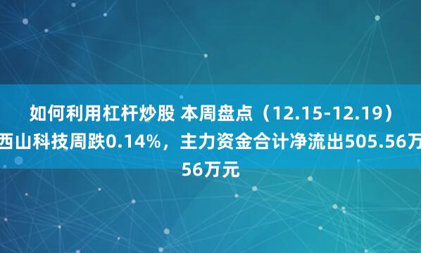 如何利用杠杆炒股 本周盘点（12.15-12.19）：西山科技周跌0.14%，主力资金合计净流出505.56万元